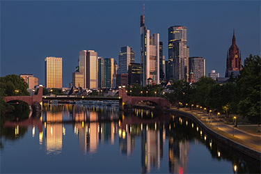 Frankfurt bei Nacht