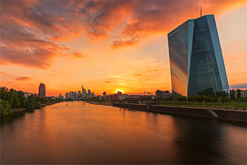 Frankfurt im Abendrot